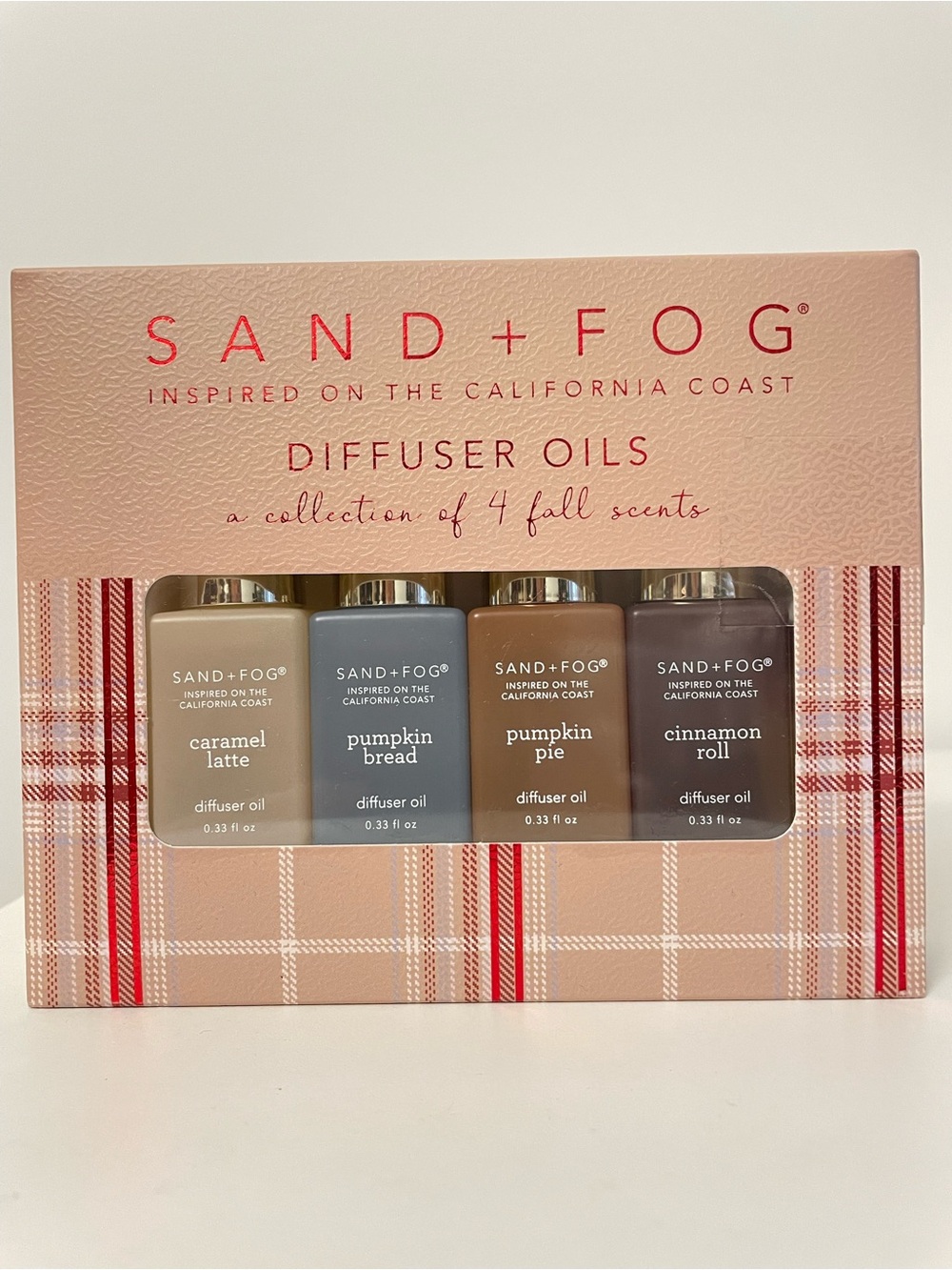 SAND + FOG Diffuser Oils Set – Collection of 4 Fall Scents - 4 x 10 ML